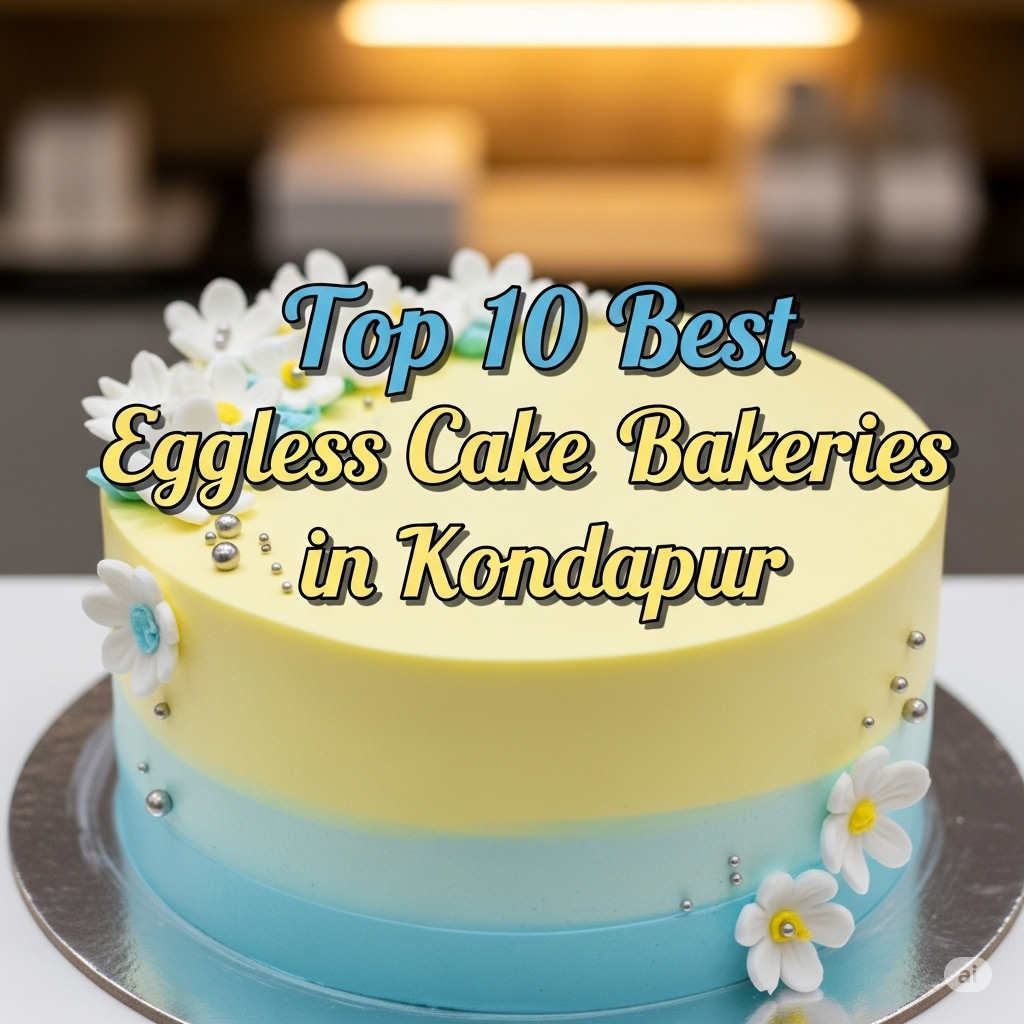 best eggless cake bakeries in Kondapur
